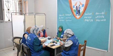 محافظ الغربية يتفقد القافلة الطبية المجانية بقرية بنا أبو صير بمركز سمنود