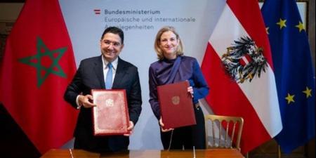 توقيع المغرب والنمسا مذكرة تفاهم بشأن الحوار الاستراتيجي.. وفيينا تشيد بدور الرباط