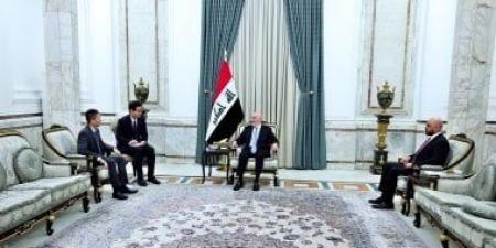رئيس العراق يؤكد رغبة بلاده في تقوية العلاقات مع الصين