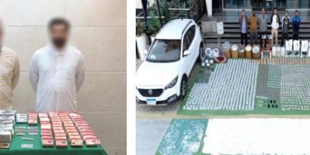 مضبوطات بـ121 مليون جنيه.. ضبط تشكيل عصابي بتهمة جلب الأقراص والعقاقير المخدرة للاتجار بها
