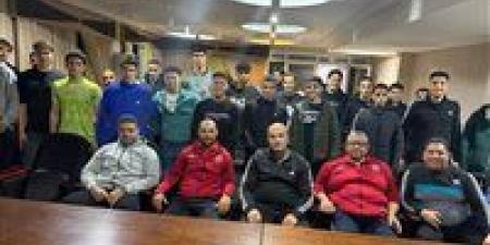 أحمد راشد يتفقد معسكر منتخب المصارعة استعدادًا لبطولة إفريقيا بالإسكندرية