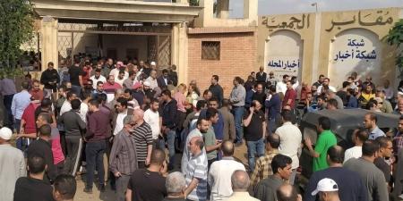 تشييع جثماني ضحايا "حادث أبو راضي" في المحلة الكبرى