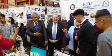 جامعة حلوان التكنولوجية الدولية تشارك في قمة التعليم التكنولوجي وتبرز مشروعات طلابها
