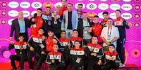 منتخب المصارعة الحرة تحت 17 سنة يتوج بكأس البطولة الأفريقية