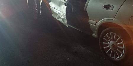 حادث مروع لـ بسمة وهبة على الطريق الدائرى وانقلاب سيارتها عدة مرات (صور)