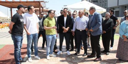 التنمية الشبابية بزايد تكرم الرموز والمسئولين بعد تطوير المركز بحضور محمد فضل