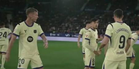 برشلونة.. ملخص اهداف ونتيجه مباراة برشلونة وأوساسونا في الدوري الإسباني بعد مرور 20 دقيقة