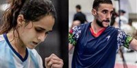تأهل أدهم حاتم ونور يسري بطولة العالم الريشة الطائرة نيودلهي