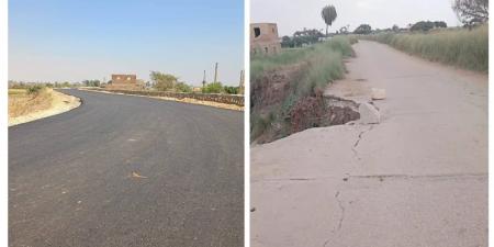 محافظ الجيزة: تطوير وتوسعه ورصف طريق طراد النيل – كفر شحاته بالعياط
