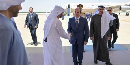 الرئيس السيسى يجري زيارة أخوية لدولة الإمارات