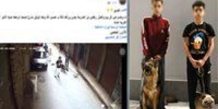 ضبط طالبين يروعان الأطفال بالكلاب في المنيرة الغربية بالجيزة