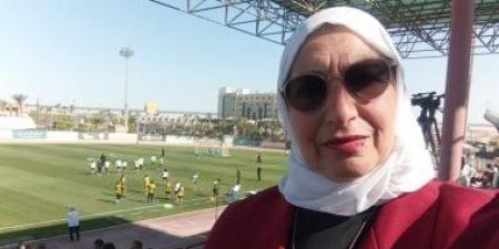 نيرمين فاروق حسن تراقب حكام نهائي كأس مصر للكرة النسائية وادى دجلة ومسار