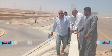 "مطروح" تعاين أضرار كوبري سيدي حنيش بالطريق الدولي وتوجه بسرعة الإصلاح