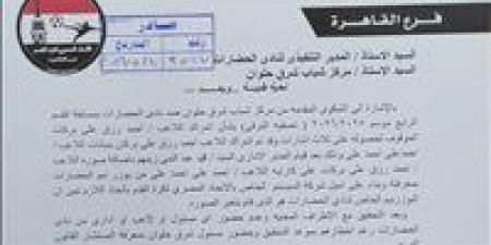 تعرف علي قرارات لجنة مسابقات القسم الرابع في واقعة تذوير لاعب الحضارات أمام شرق حلوان
