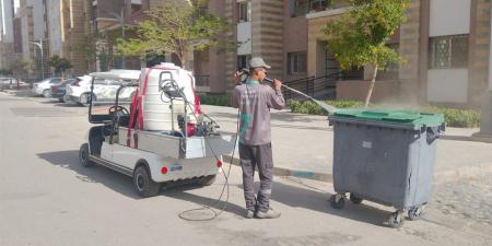 جهاز العاصمة الجديدة يواصل حملاته اليومية للحفاظ على المظهر الحضاري وتحسين مستوى الخدمات