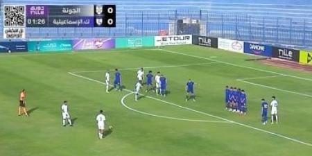 التعادل السلبي يحسم الشوط الأول بين الجونة وكهرباء الإسماعيلية
