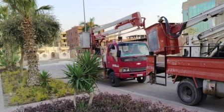 جولة ميدانية لمتابعة أعمال تطوير شبكات الكهرباء بأنحاء الفيوم الجديدة