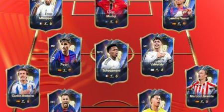 مبابي ويامال يقودان التشكيل المثالي للدوري الإسباني في فريق الموسم