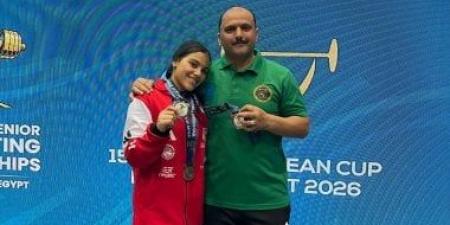 ميرنا طنطاوي تحصد 3 ميداليات في بطولة إفريقيا لرفع الأثقال للكبار