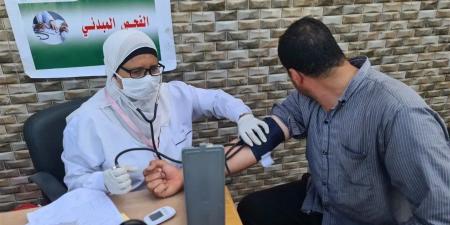 قافلة طبية مجانية تخدم 875 مواطنًا بقرية سيدي عقبة في البحيرة