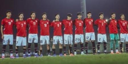 موعد مباراة مصر وتونس فى كأس الأمم الأفريقية للناشئين