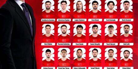 تشالهان أوجلو وأردا جولر على رأس قائمة تركيا فى كأس العالم 2026