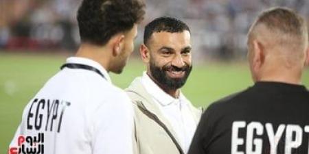 ظهور خاص لمحمد صلاح في استاد القاهرة قبل مواجهة روسيا.. صور