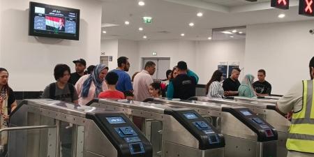 إقبال كثيف على مونوريل شرق النيل خلال إجازة عيد الأضحى