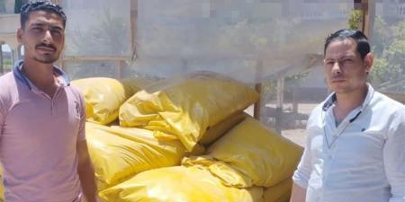 ضبط أعلاف وسلع مجهولة الصلاحية ومصادرة لحوم وأغذية فاسدة في البحيرة