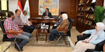 نائب محافظ الفيوم يترأس لجنة حصر أراضي أملاك الدولة
