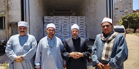 285 كرتونة.. "أوقاف الإسكندرية" تتسلم الدفعة الأولى من لحوم الأضاحي