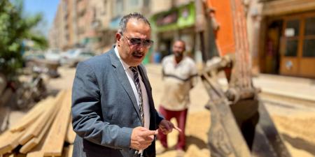 رئيس مياه القناة يتفقد مشروع تطوير محطة رفع الصرف الصحي بأرض الجمعيات بالإسماعيلية