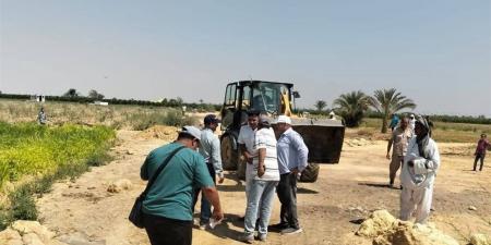 استرداد 211 فدانًا من أراضي أملاك الدولة بالظهير الصحراوي الشرقي في مطاي بالمنيا