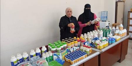 "تموين الإسماعيلية" يضبط 200 عبوة أسمدة ومبيدات زراعية منتهية الصلاحية بأبو صوير