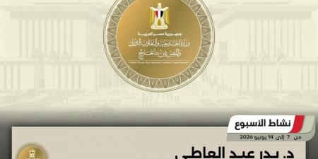 "الخارجية في أسبوع".. لقاءات واتصالات مكثفة للوزير عبدالعاطي لبحث التطورات بالمنطقة
