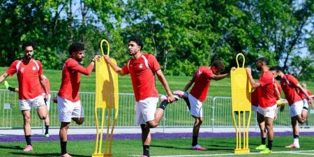 منتخب مصر يختتم تدريباته استعدادا لمواجهة بلجيكا فى كأس العالم.. صور