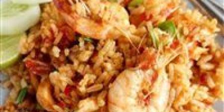أشهى من المطاعم.. جمبري الفاهيتا مع أرز الصيادية بطعم لا يقاوم