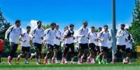 منتخب مصر يتدرب على ملعب جامعة جونزاجا استعدادًا لمواجهة نيوزيلندا