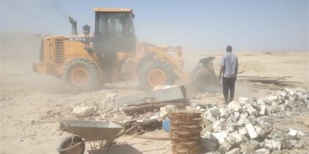 إحباط محاولة مساحات كبيرة من الأراضي الزراعية بالجيزة