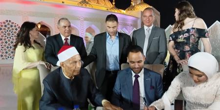 اللواء تامر الشهاوي يحتفل بعقد قران نجله يوسف على الآنسة يسر كريمة رجل الأعمال المهندس شادي منصور