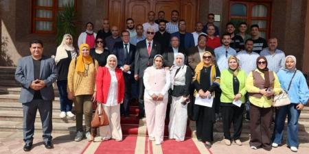 رئيس جامعة المنوفية يعقد لقاءً صحفيًا موسعًا ويستعرض حصاد الإنجازات