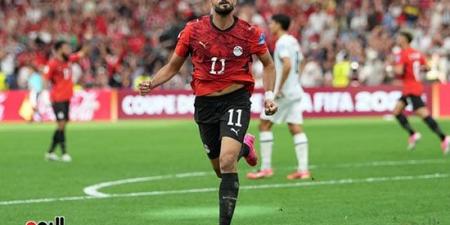 تريزيجيه يسجل الهدف الثالث لمنتخب مصر ضد نيوزيلندا فى كأس العالم.. صور