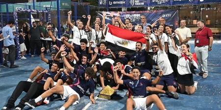 مصر تتوج بكأس أفريقيا الأولى لناشئي البادل