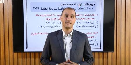 جريدة الدستور تقدم مراجعة ليلة الامتحان في النحو لطلاب الثانوية العامة
