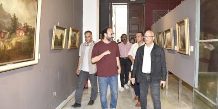 محمود حامد يتفقد المواقع المتحفية بالإسكندرية لمتابعة التطوير والصيانة