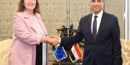 وزير الخارجية يطلع المفوضة الأوروبية للمتوسط على رؤية مصر لتسوية النزاعات بالمنطقة