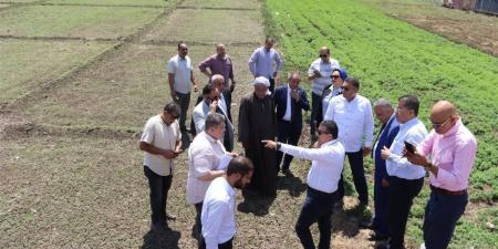 محافظ القليوبية ورئيس الهيئة القومية للأنفاق يتفقدان مسار مشروع مد الخط الثاني لمترو الأنفاق إلى قليوب