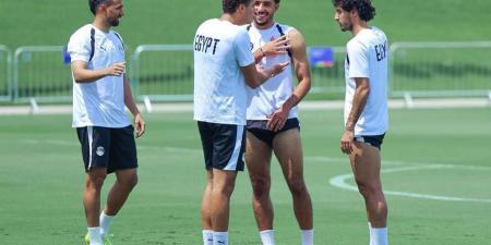 الحماس يشعل مران منتخب مصر قبل مواجهة الأرجنتين.. صور