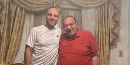 محمد فهيم نجم الذئاب السابق يزور المقاولون العرب ويلتقي محمد عادل فتحي