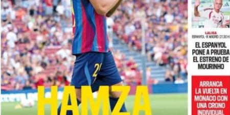 «سبورت»: حمزة عبد الكريم الأقرب لقيادة هجوم برشلونة أمام إلتشي بالليجا